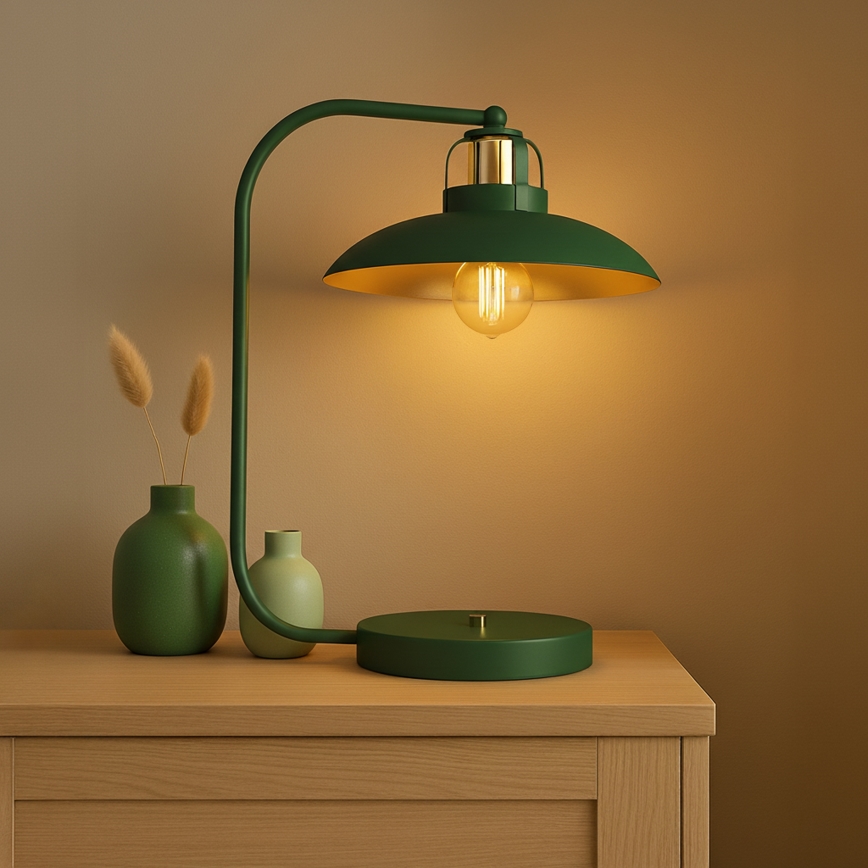 Brilagi - LED Tischleuchte FLAMENGO 1xE27/60W/230V grün