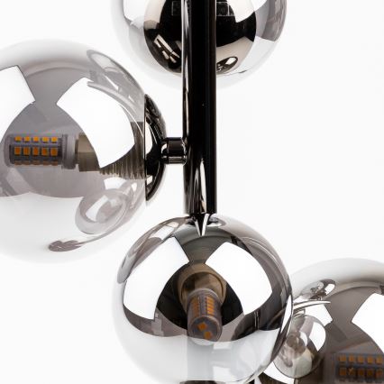 Brilagi - LED-Tischleuchte MILLA 4xG9/3W/230V glänzendes Chrom/rauchig