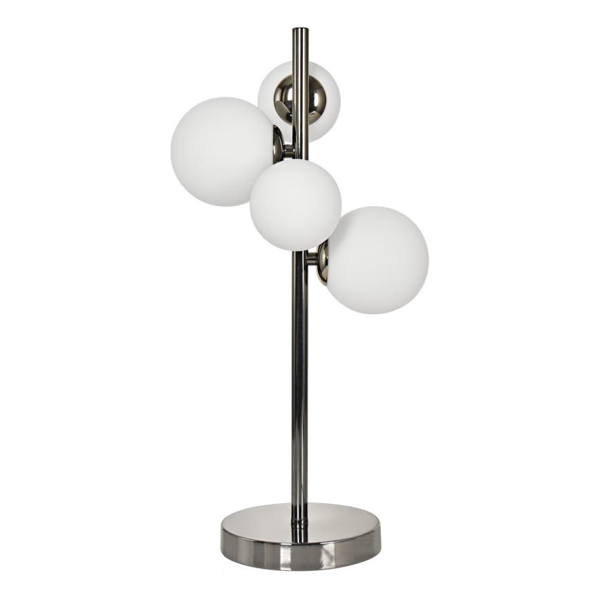 Brilagi - LED-Tischleuchte MILLA 4xG9/3W/230V glänzendes Chrom/weiß