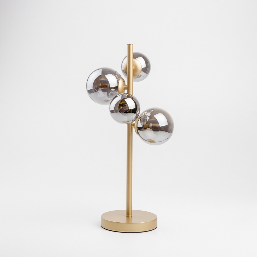 Brilagi - LED-Tischleuchte MILLA 4xG9/3W/230V golden/rauchig