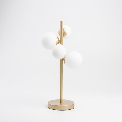 Brilagi - LED-Tischleuchte MILLA 4xG9/3W/230V golden/weiß