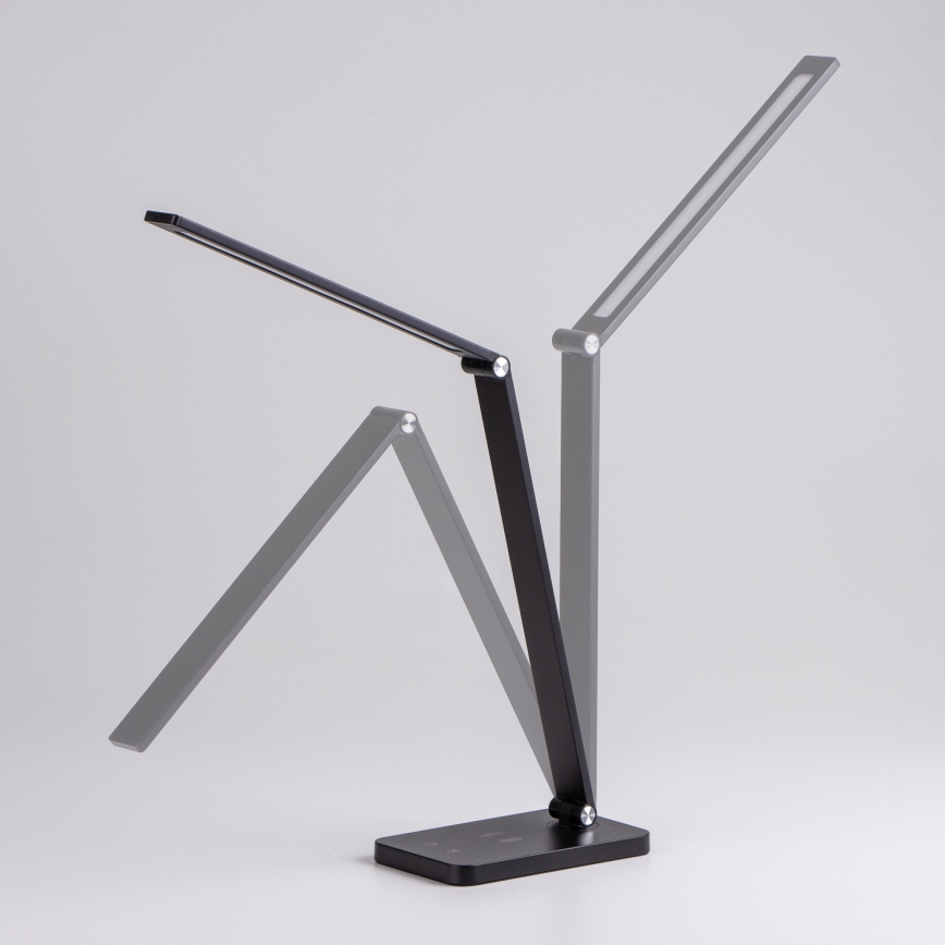 Brilagi - dimmbare LED-Touch-Tischlampe mit kabelloser QI-Ladefunktion MODO CHARGE LED/7W/5V 3000/4000/6000K schwarz
