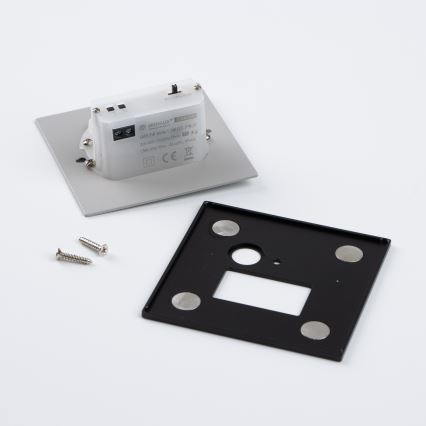 Brilagi - LED-Treppenleuchte mit Bewegungs- und Dämmerungssensor JACK LED/1,5W/230V 3000/4000/6500K schwarz