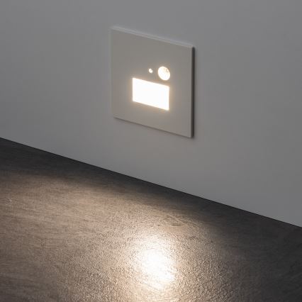Brilagi - LED-Treppenleuchte mit Bewegungs- und Dämmerungssensor JACK LED/1,5W/230V 3000/4000/6500K weiß