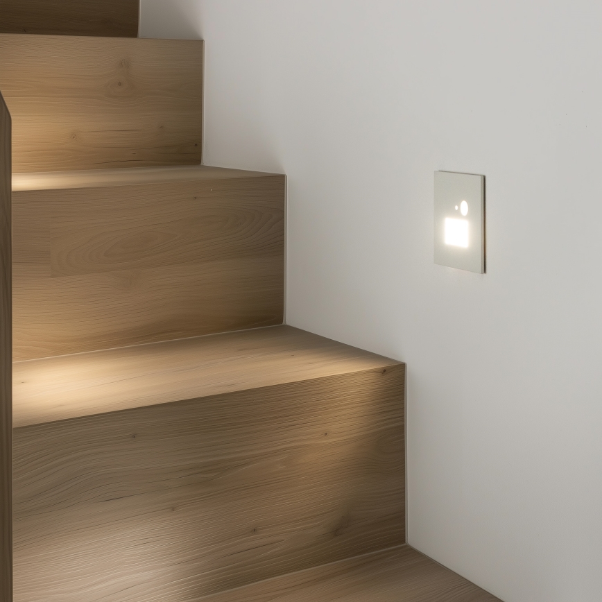 Brilagi - LED-Treppenlicht mit Bewegungssensor JACK LED/1,5W/230V 3000K/4000K/6500K weiß