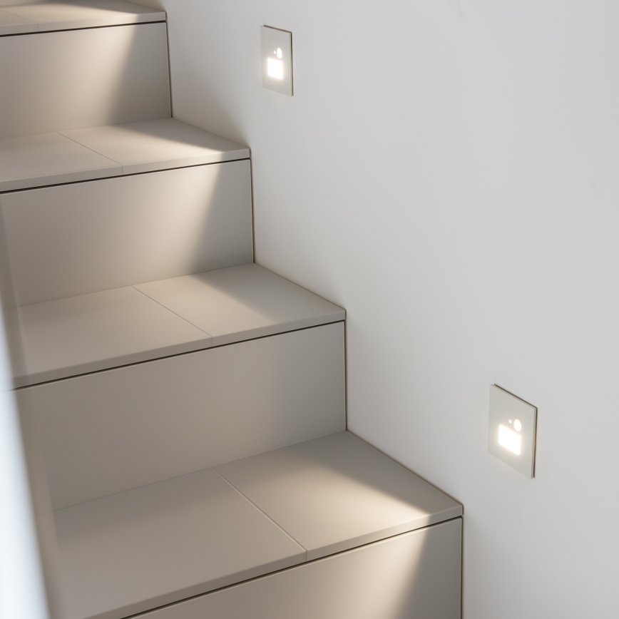 Brilagi - LED-Treppenlicht mit Bewegungssensor JACK LED/1,5W/230V 3000K/4000K/6500K weiß