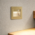 Brilagi - LED-Treppenleuchte mit Sensor STEP LIGHT LED/1,5W/230V IP44 goldfarben