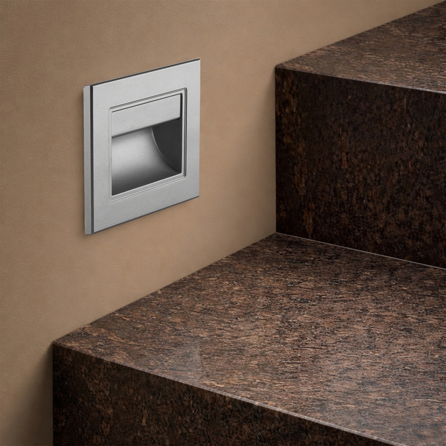 Brilagi - LED-Treppenleuchte STEP LIGHT LED/1,5 W/230 V IP44 anthrazit