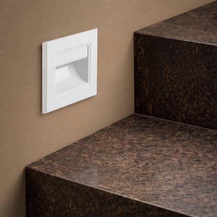 Brilagi - LED-Treppenleuchte STEP LIGHT LED/1,5W/230V IP44 weiß