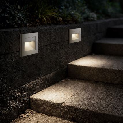 Brilagi - LED-Treppenleuchte STEP LIGHT LED/1,5W/230V IP44 weiß