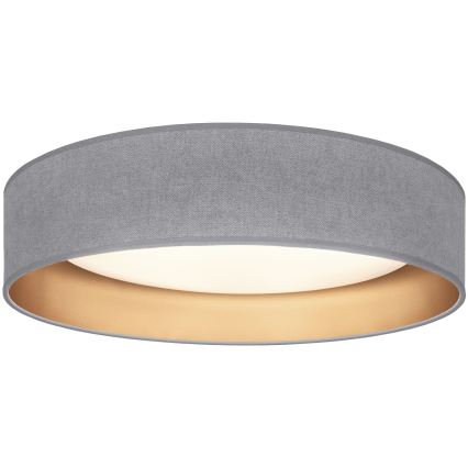 Brilagi - Dimmbare LED-Deckenleuchte VELVET SMARTIX LED/24W/230V 3000-6000K Ø 45 cm grau/gold Wi-Fi Tuya Beacon + Fernbedienung