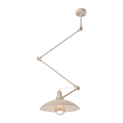 BRILAGI - LED verstellbare Stangen-Pendelleuchte IRONBEAM 1xE27/60W/230V beige