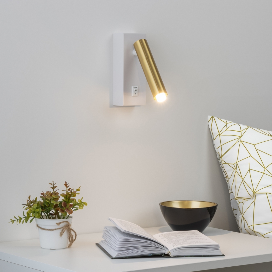 Brilagi - LED-Wand-Spotleuchte MAYA 1xG9/7W/230V weiß/golden