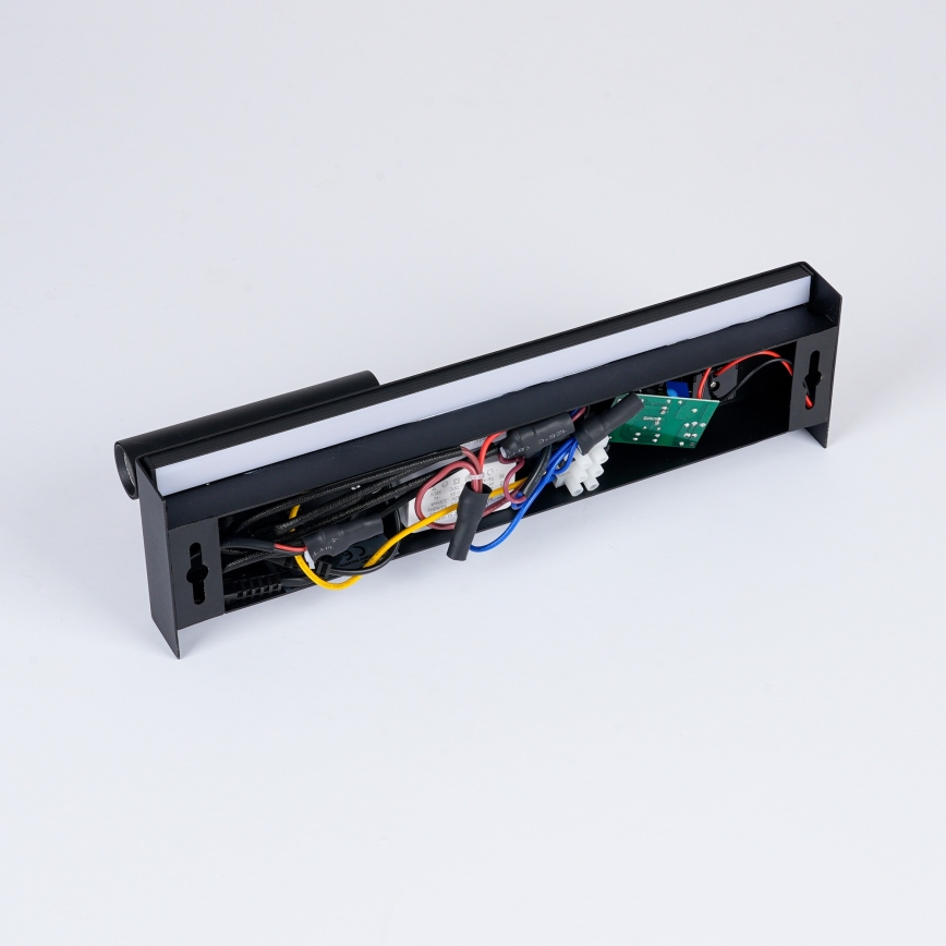 Brilagi - LED-Wandspot mit USB-Anschluss NOCTIS LED/3W/230V + LED/9W schwarz