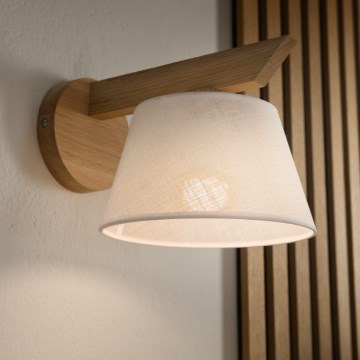 Brilagi - LED  Wandleuchte ANTHONY 1xE14/40W/230V Eiche/weiß