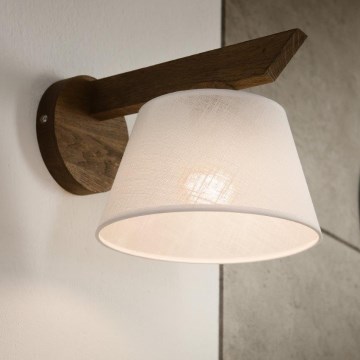 Brilagi - LED  Wandleuchte ANTHONY 1xE14/40W/230V Eiche/weiß