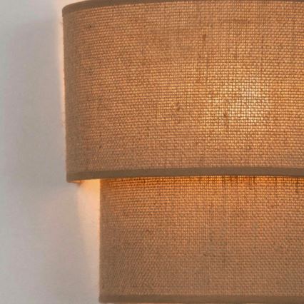 Brilagi - LED-Wandleuchte BOHO ECO 1xE27/10W/230V beige