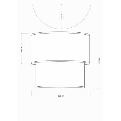 Brilagi - LED-Wandleuchte BOHO ECO 1xE27/10W/230V braun/cremefarben
