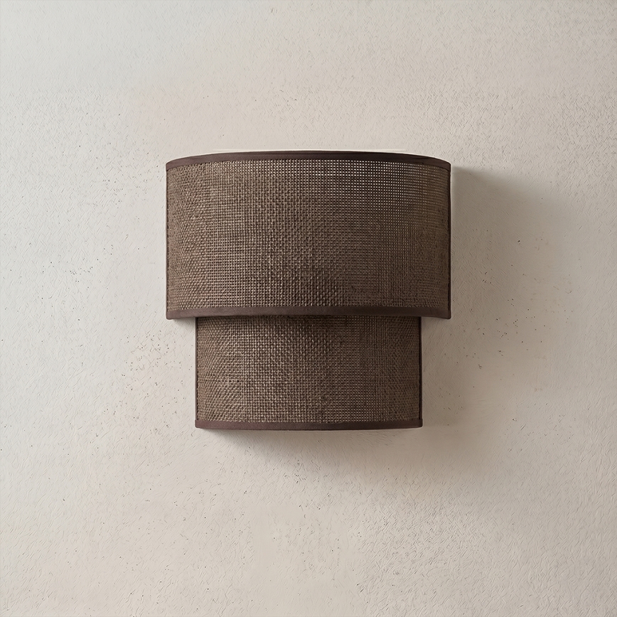 Brilagi - LED Wandleuchte BOHO ECO 1xE27/10W/230V braun