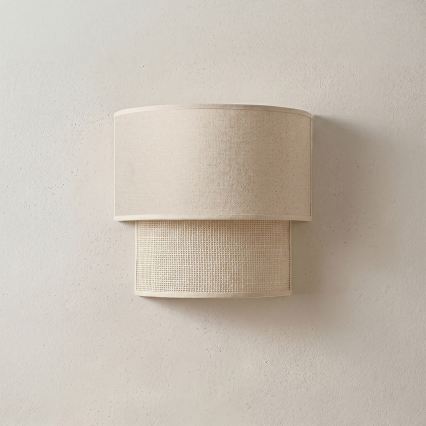 Brilagi - LED-Wandleuchte BOHO ECO 1xE27/10W/230V cremefarben