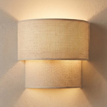 Brilagi - LED-Wandleuchte BOHO ECO 1xE27/10W/230V cremefarben