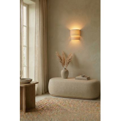 Brilagi - LED-Wandleuchte BOHO ECO 1xE27/10W/230V cremefarben