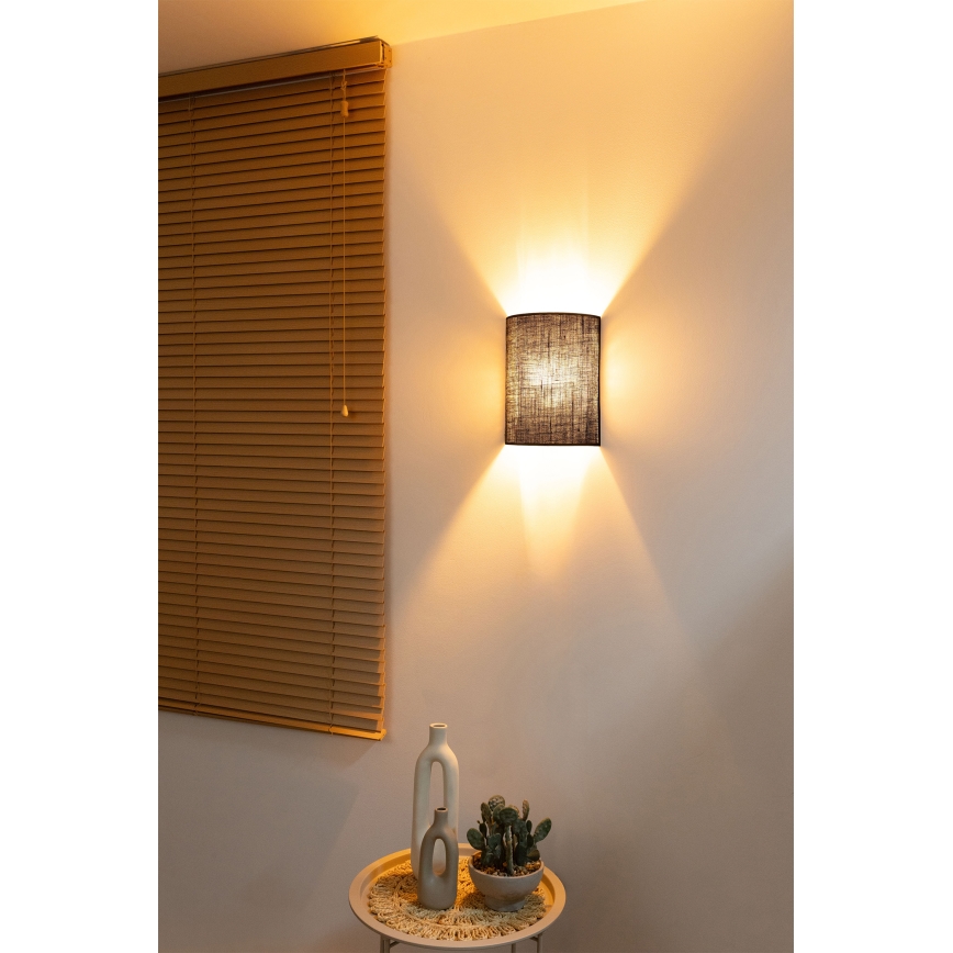 Brilagi - LED-Wandleuchte BOHO STYLE 1xE27/15W/230V braun