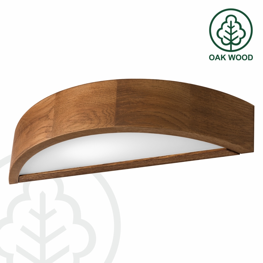 Brilagi - LED-Wandleuchte CARVALHO 1xE27/15W/230V Eiche/Kirsche