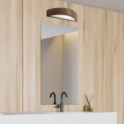 BRILAGI - LED-Wandleuchte CARVALHO 1xE27/15W/230V Eiche/Nussbaum
