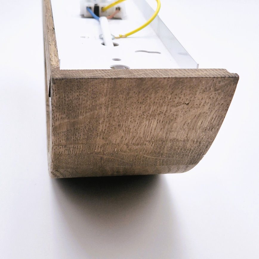 BRILAGI - LED-Wandleuchte CARVALHO 1xE27/15W/230V Eiche/Nussbaum