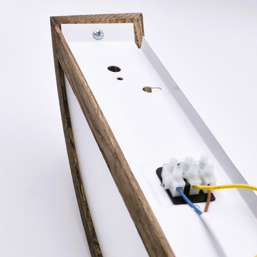 BRILAGI - LED-Wandleuchte CARVALHO 1xE27/15W/230V Eiche/Nussbaum