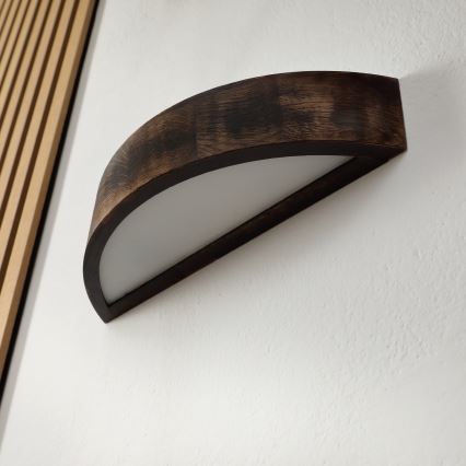 Brilagi - LED-Wandleuchte CARVALHO SMOKEY 1xE27/60W/230V Eiche