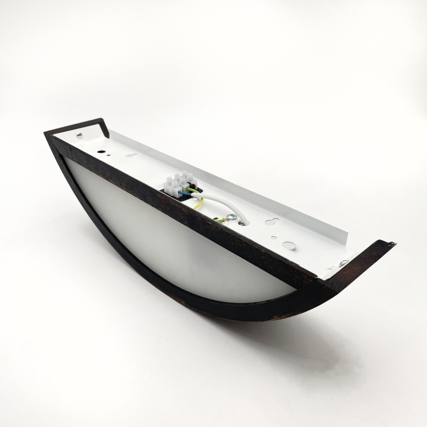 Brilagi - LED-Wandleuchte CARVALHO SMOKEY 1xE27/60W/230V Eiche