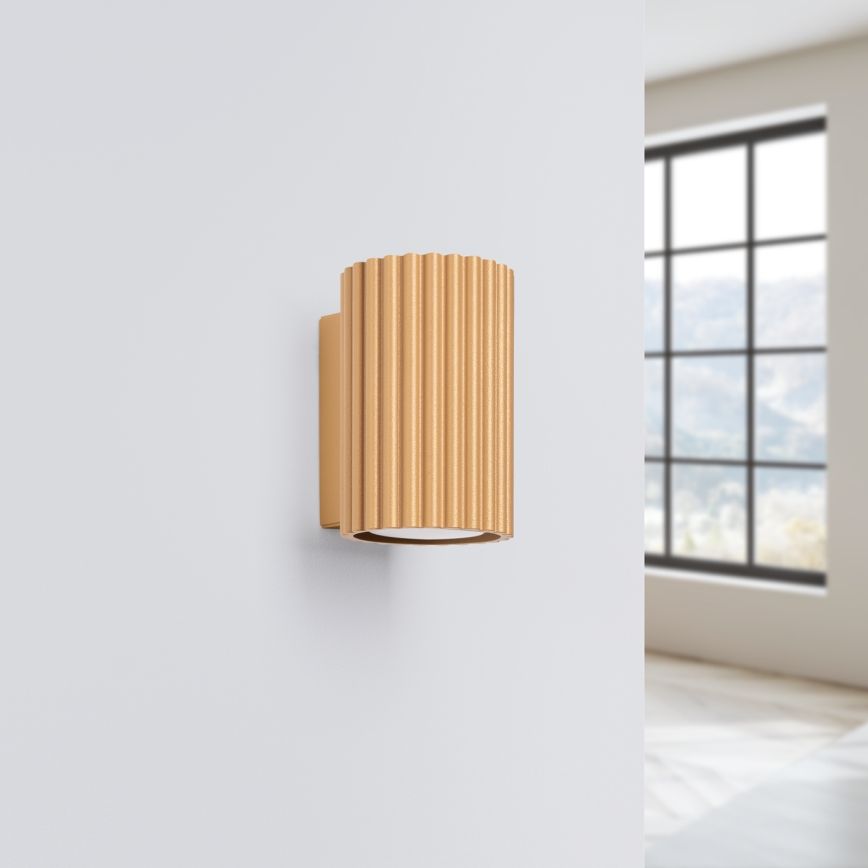 Brilagi - LED-Wandleuchte CRESTO 1x GU10/10W/230V, 10 cm, goldfarben