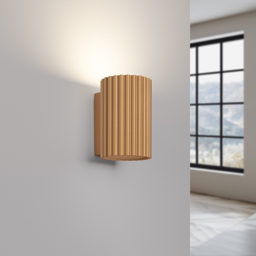 Brilagi - LED-Wandleuchte CRESTO 1x GU10/10W/230V, 10 cm, goldfarben