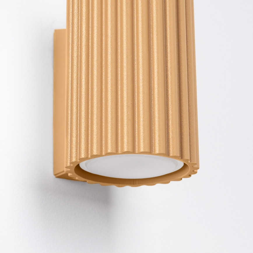 Brilagi - LED-Wandleuchte CRESTO 1x GU10/10W/230V, 10 cm, goldfarben