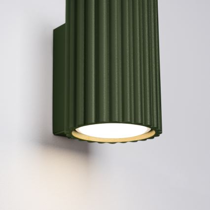 Brilagi - LED-Wandleuchte CRESTO 1x GU10/10W/230V 10 cm grün