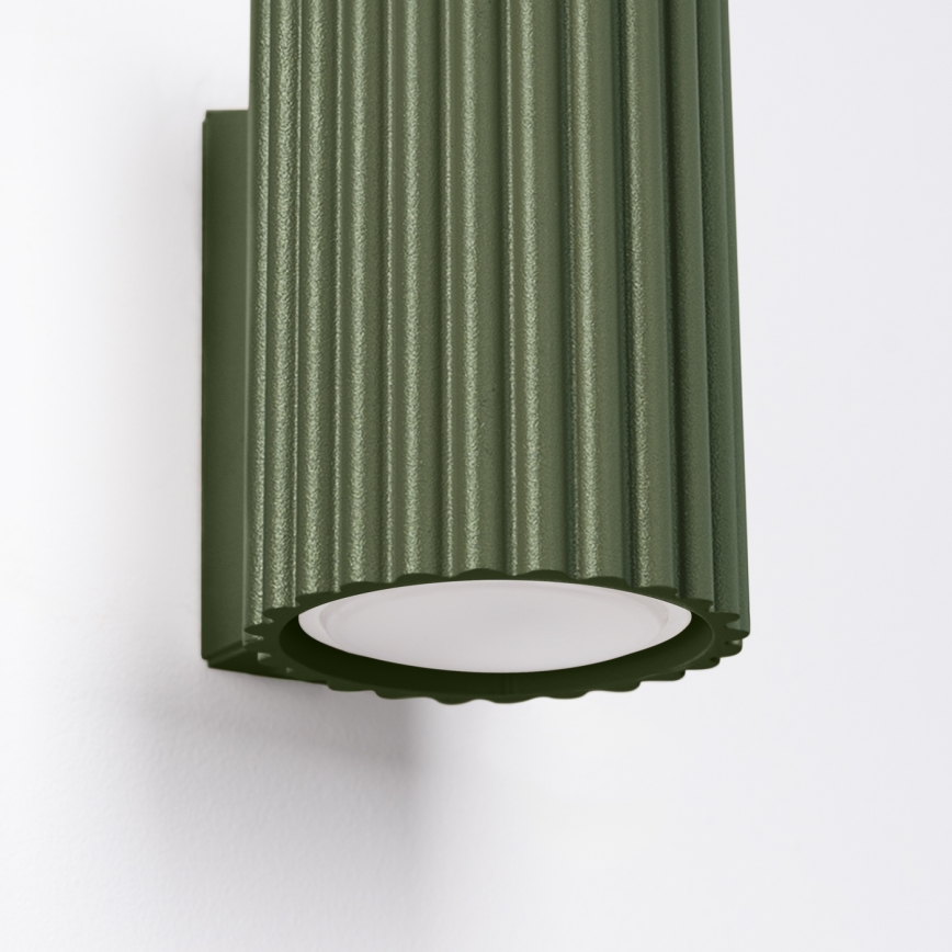 Brilagi - LED-Wandleuchte CRESTO 1x GU10/10W/230V 10 cm grün