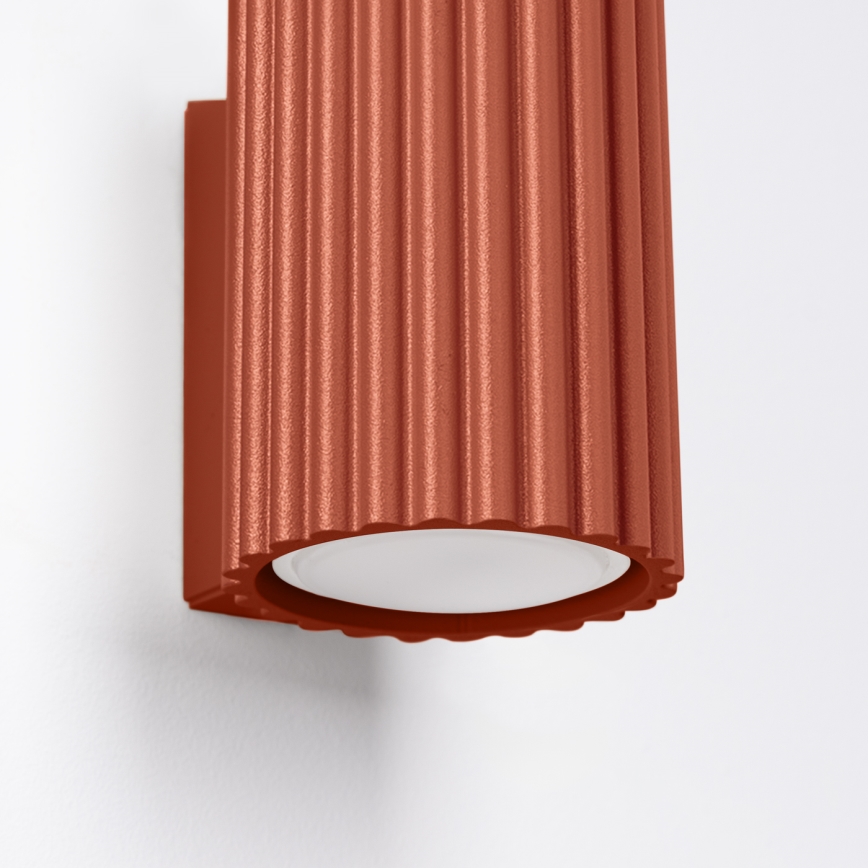 Brilagi - LED-Wandleuchte CRESTO 1xGU10/10W/230V 10 cm rot