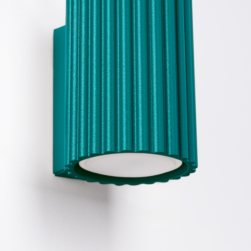 Brilagi - LED-Wandleuchte CRESTO 1xGU10/10W/230V 10 cm türkis