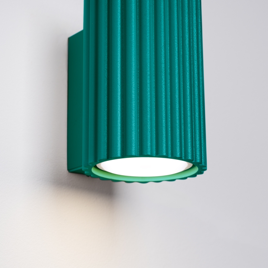 Brilagi - LED-Wandleuchte CRESTO 1xGU10/10W/230V 10 cm türkis