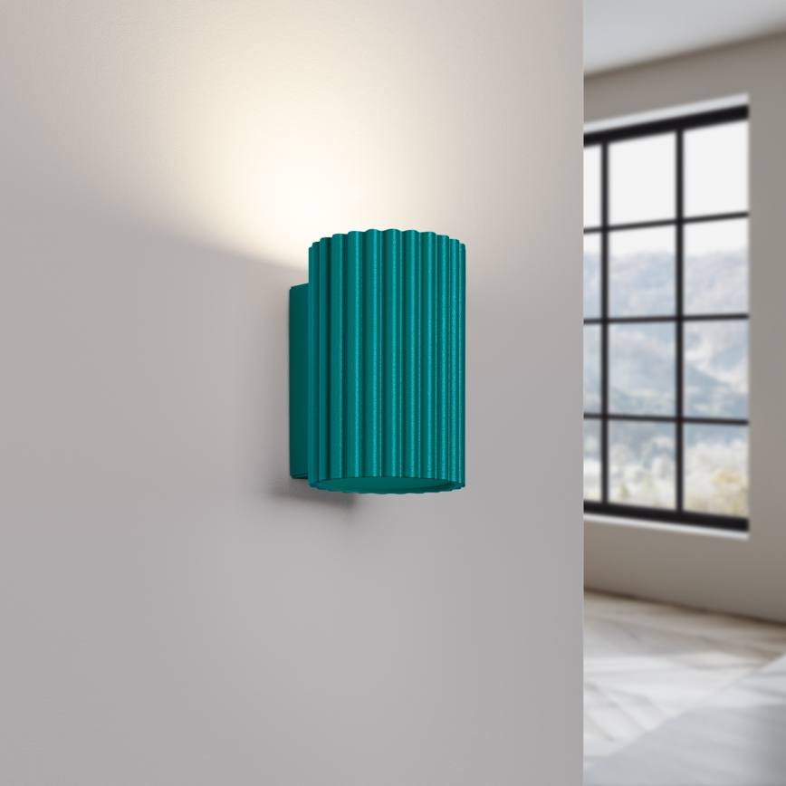 Brilagi - LED-Wandleuchte CRESTO 1xGU10/10W/230V 10 cm türkis