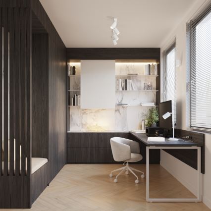 Brilagi - LED-Wandleuchte CRESTO 1xGU10/10W/230V 10 cm weiß