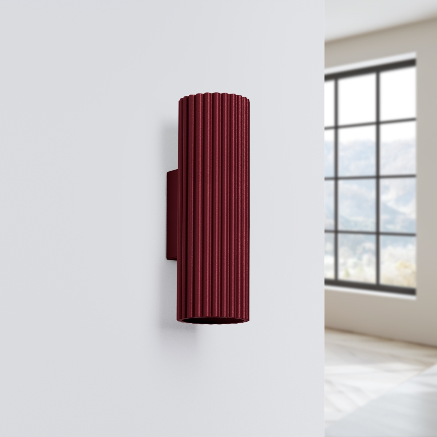 Brilagi - LED-Wandleuchte CRESTO 2xGU10/10W/230V 20 cm Bordeaux