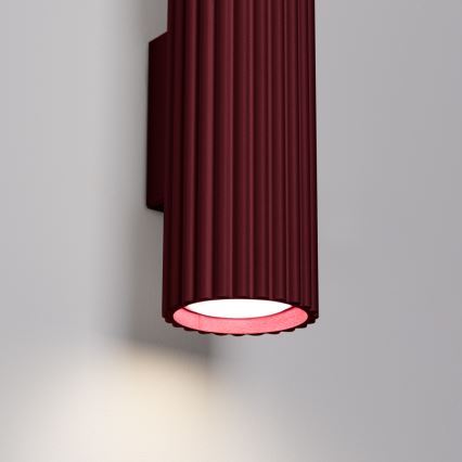 Brilagi - LED-Wandleuchte CRESTO 2xGU10/10W/230V 20 cm Bordeaux