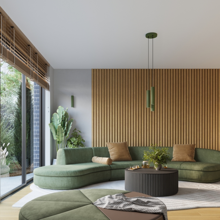 Brilagi - LED-Wandleuchte CRESTO 2xGU10/10W/230V 20 cm grün