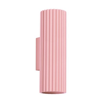 Brilagi - LED-Wandleuchte CRESTO 2xGU10/10W/230V 20 cm rosa