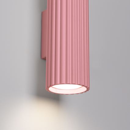 Brilagi - LED-Wandleuchte CRESTO 2xGU10/10W/230V 20 cm rosa