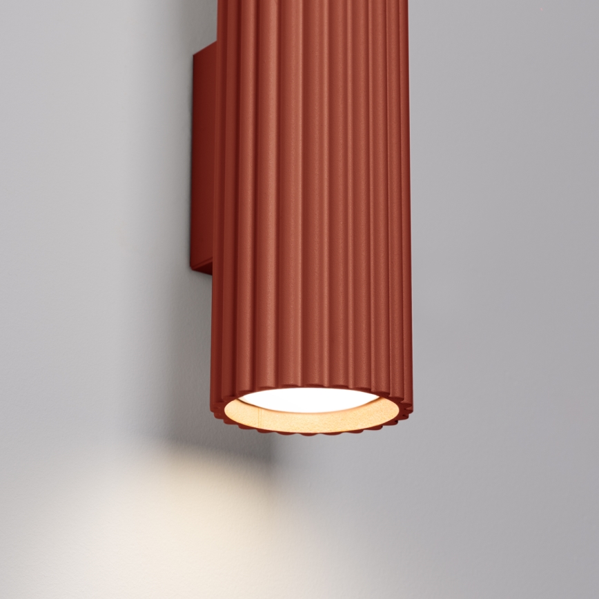 Brilagi - LED-Wandleuchte CRESTO 2xGU10/10W/230V 20 cm rot