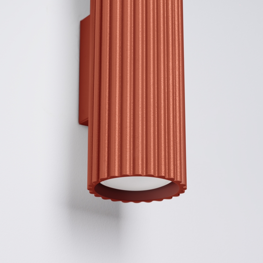 Brilagi - LED-Wandleuchte CRESTO 2xGU10/10W/230V 20 cm rot